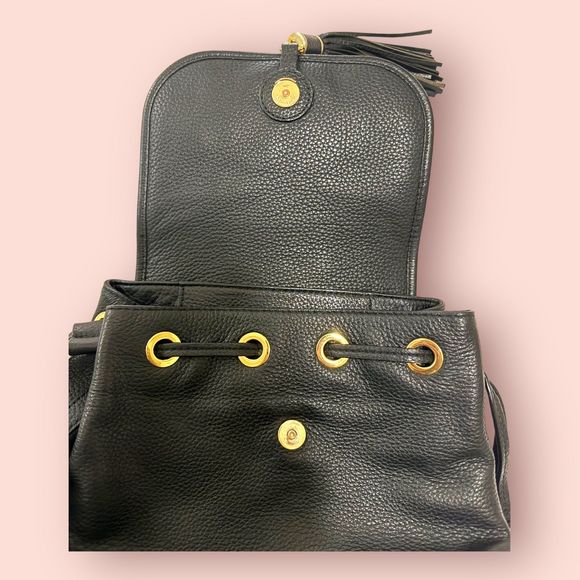 Michael Kors Black Pebbled Leather Backpack‎ - Picture 4 of 8